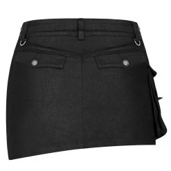 PUNK RAVE Mini Jupe 'Gothic Trooper' Noire 33 PUNK RAVE Mini Jupe 'Gothic Trooper' Noire -ALCHEMY GOTHIC shop mini jupe gothic trooper noire 11