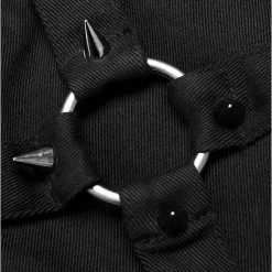 PUNK RAVE Mini Jupe 'Gothic Trooper' Noire 35 PUNK RAVE Mini Jupe 'Gothic Trooper' Noire -ALCHEMY GOTHIC shop mini jupe gothic trooper noire 13