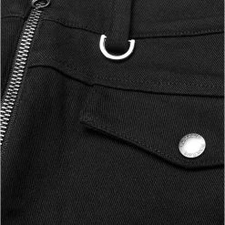 PUNK RAVE Mini Jupe 'Gothic Trooper' Noire 38 PUNK RAVE Mini Jupe 'Gothic Trooper' Noire -ALCHEMY GOTHIC shop mini jupe gothic trooper noire 16