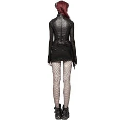 PUNK RAVE Mini Jupe 'Gothic Trooper' Noire 24 PUNK RAVE Mini Jupe 'Gothic Trooper' Noire -ALCHEMY GOTHIC shop mini jupe gothic trooper noire 2