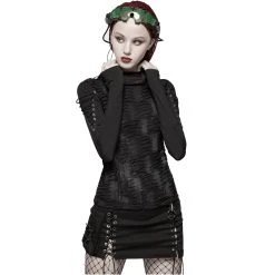 PUNK RAVE Mini Jupe 'Gothic Trooper' Noire 27 PUNK RAVE Mini Jupe 'Gothic Trooper' Noire -ALCHEMY GOTHIC shop mini jupe gothic trooper noire 5 scaled