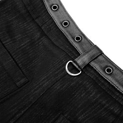 PUNK RAVE Mini-Jupe 'Guenievre' Noire -ALCHEMY GOTHIC shop mini jupe guenievre noire 19