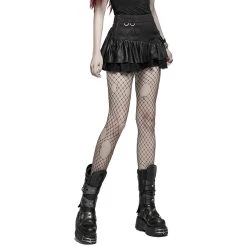 PUNK RAVE Mini-Jupe 'Norra' Noire