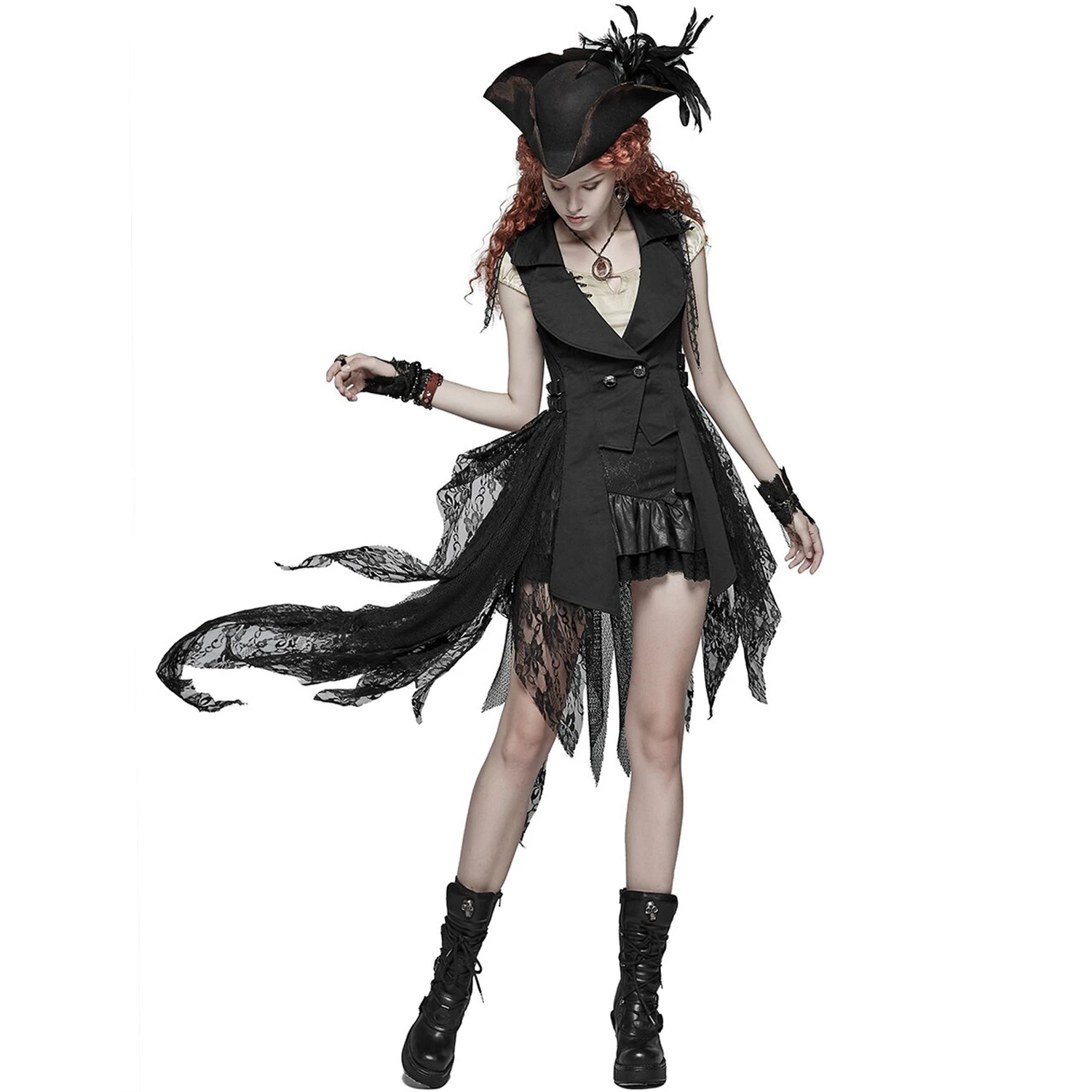 PUNK RAVE Mini-Jupe 'Norra' Noire 6 PUNK RAVE Mini-Jupe 'Norra' Noire – Image 4