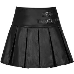 PUNK RAVE Mini Jupe 'Xena' En Simili Cuir Noir 18 PUNK RAVE Mini Jupe 'Xena' En Simili Cuir Noir -ALCHEMY GOTHIC shop mini jupe xena en simili cuir noir 5