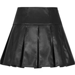 PUNK RAVE Mini Jupe 'Xena' En Simili Cuir Noir 19 PUNK RAVE Mini Jupe 'Xena' En Simili Cuir Noir -ALCHEMY GOTHIC shop mini jupe xena en simili cuir noir 6