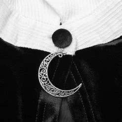 PUNK RAVE Mini Robe 'Dark Bat' Noire Et Blanche -ALCHEMY GOTHIC shop mini robe dark bat noire et blanche 17