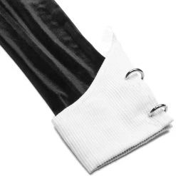 PUNK RAVE Mini Robe 'Dark Bat' Noire Et Blanche -ALCHEMY GOTHIC shop mini robe dark bat noire et blanche 19