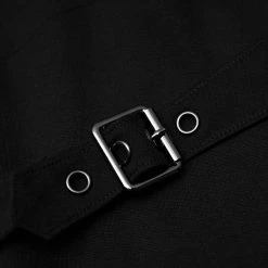 PUNK RAVE Mini Robe 'Elsinore' Noire -ALCHEMY GOTHIC shop mini robe elsinore noire 13