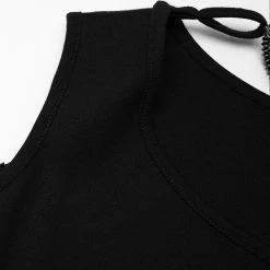 PUNK RAVE Mini Robe 'Elsinore' Noire -ALCHEMY GOTHIC shop mini robe elsinore noire 15