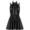 PUNK RAVE Mini Robe 'Willow' Noire -ALCHEMY GOTHIC shop mini robe willow noire