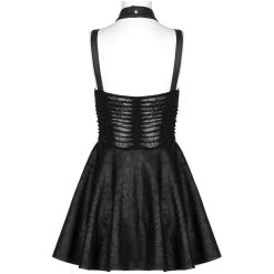 PUNK RAVE Mini Robe 'Willow' Noire -ALCHEMY GOTHIC shop mini robe willow noire 11