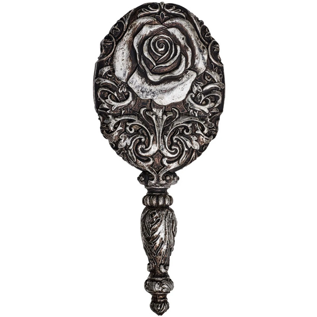 The Vault By Alchemy Miroir à Main 'Baroque Rose' Argenté 4 The Vault By Alchemy Miroir à Main 'Baroque Rose' Argenté – Image 2
