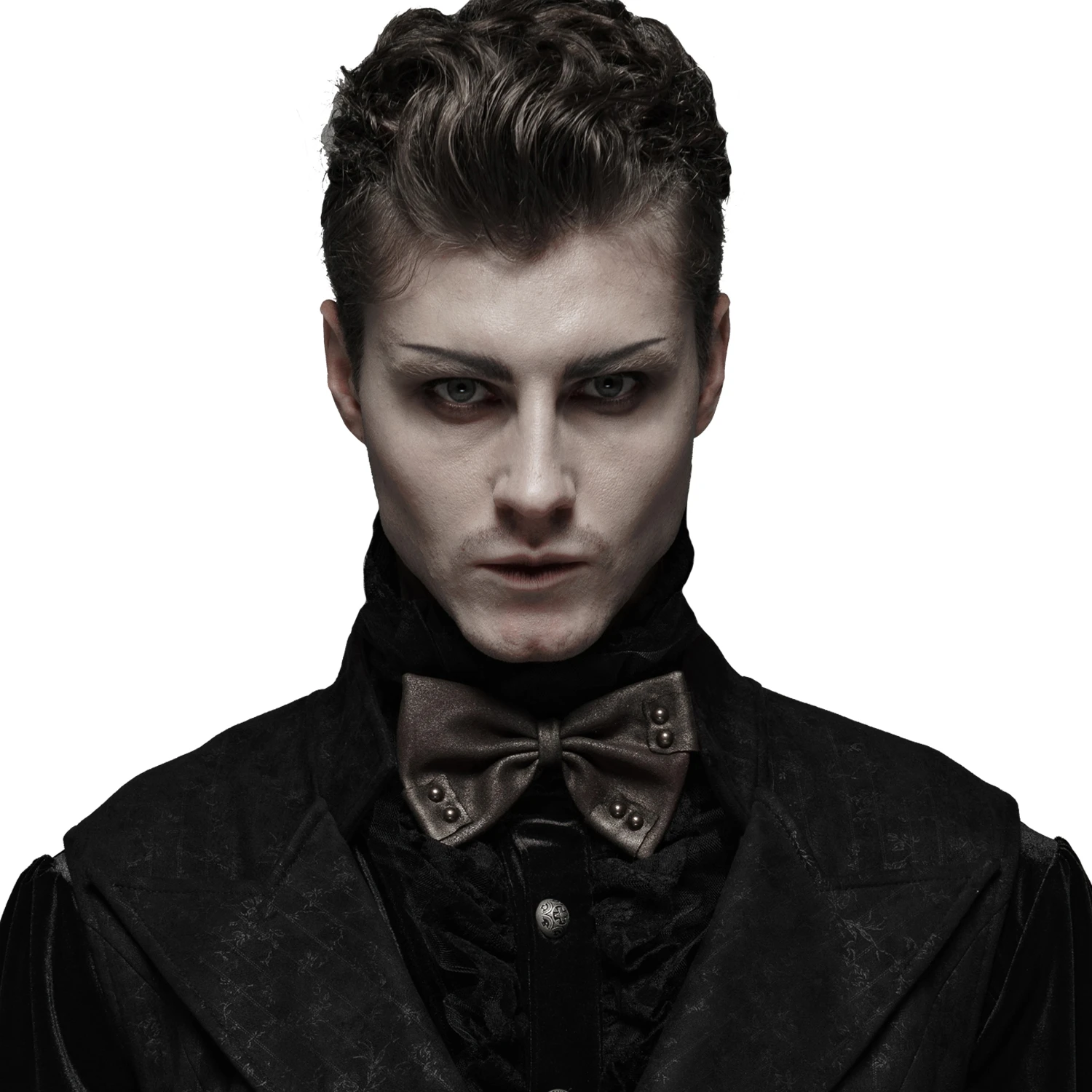 PUNK RAVE Noeud Papillon 'Hades' Marron 4 PUNK RAVE Noeud Papillon 'Hades' Marron – Image 2