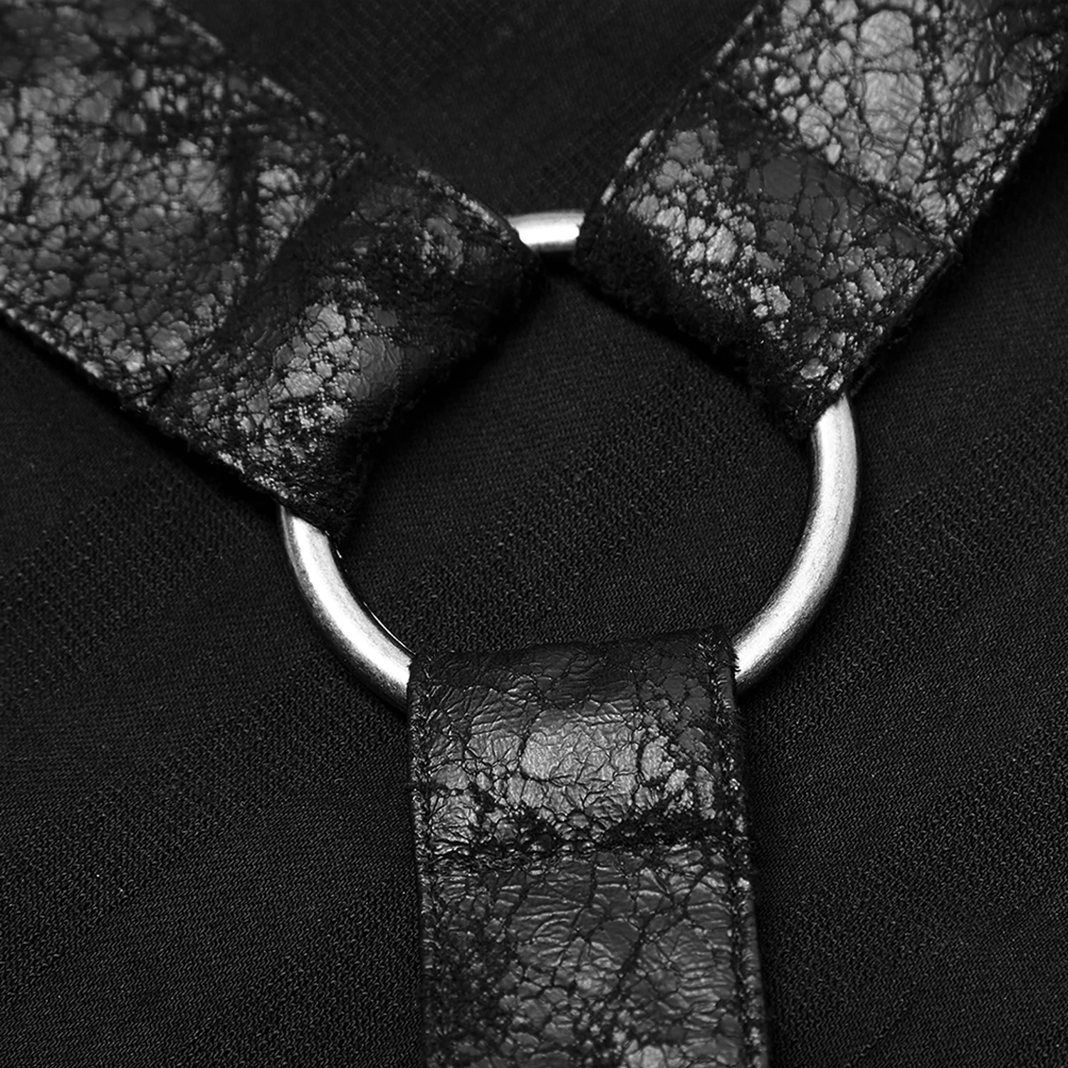 PUNK RAVE Pantalon à Rayures 'Dracarys' Noir 11 PUNK RAVE Pantalon à Rayures 'Dracarys' Noir – Image 9