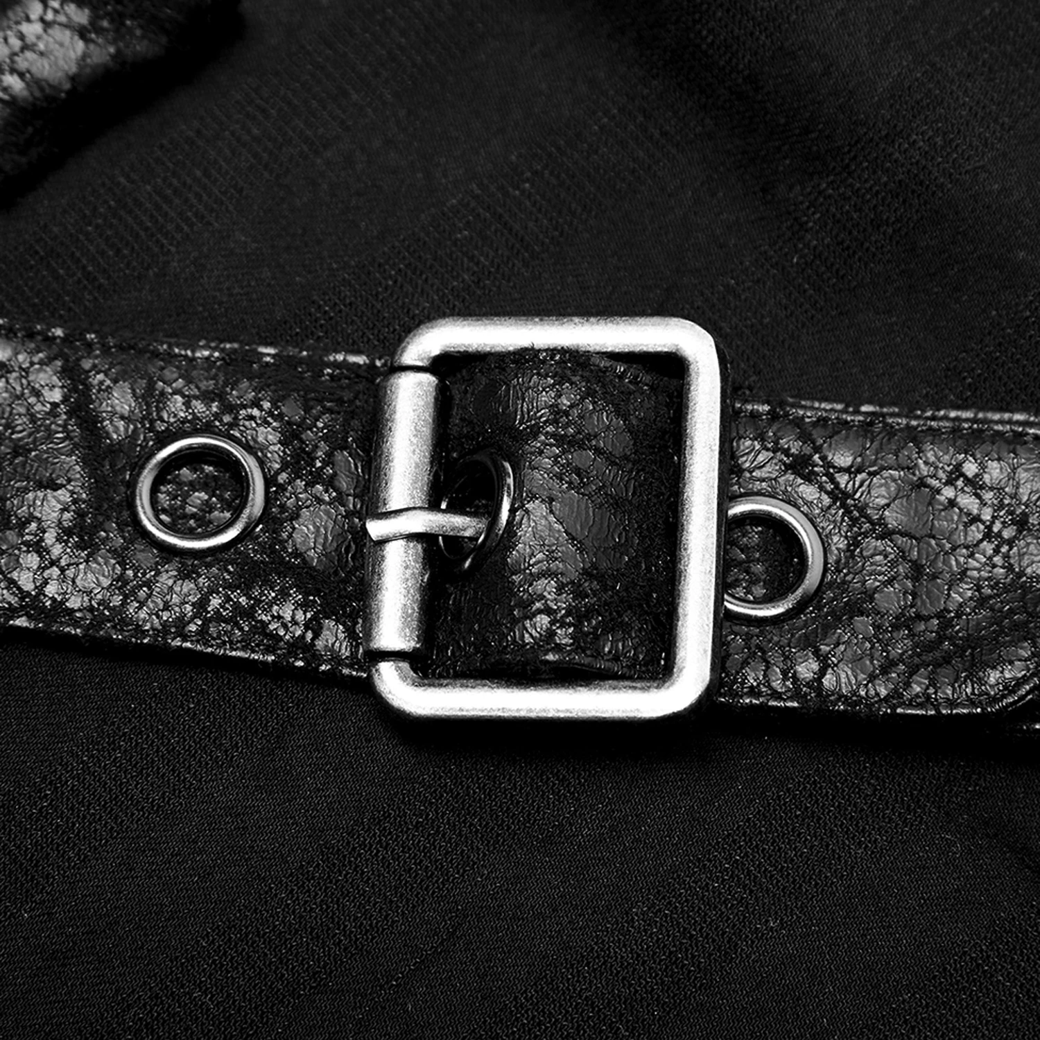 PUNK RAVE Pantalon à Rayures 'Dracarys' Noir 12 PUNK RAVE Pantalon à Rayures 'Dracarys' Noir – Image 10