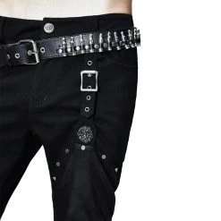 DEVIL FASHION Pantalon 'Argoth' Noir 25 DEVIL FASHION Pantalon 'Argoth' Noir -ALCHEMY GOTHIC shop pantalon argoth noir 11