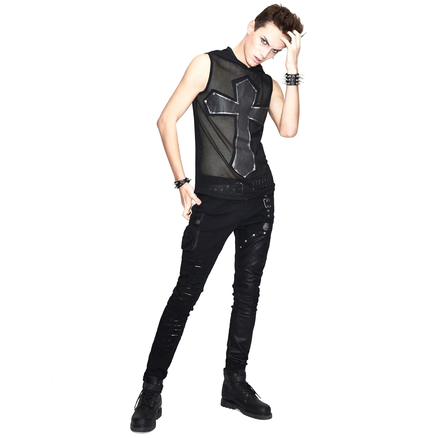 DEVIL FASHION Pantalon 'Argoth' Noir 5 DEVIL FASHION Pantalon 'Argoth' Noir – Image 3