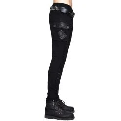 DEVIL FASHION Pantalon 'Argoth' Noir 20 DEVIL FASHION Pantalon 'Argoth' Noir -ALCHEMY GOTHIC shop pantalon argoth noir 6