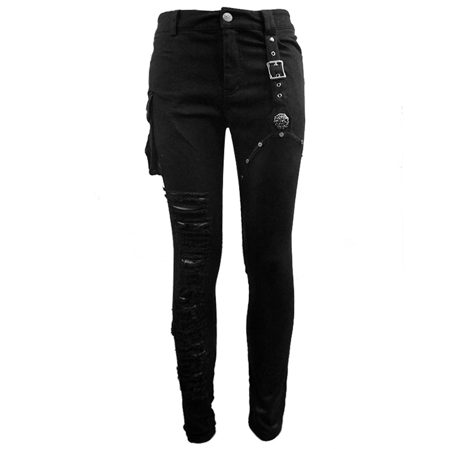 DEVIL FASHION Pantalon 'Argoth' Noir 10 DEVIL FASHION Pantalon 'Argoth' Noir – Image 8