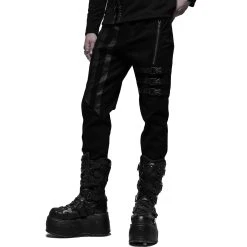 PUNK RAVE Pantalon 'Dark Devil' Noir 31 PUNK RAVE Pantalon 'Dark Devil' Noir -ALCHEMY GOTHIC shop pantalon asmodeus noir 10