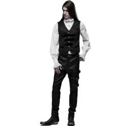 PUNK RAVE Pantalon 'Asmodeus' Noir -ALCHEMY GOTHIC shop pantalon asmodeus noir 22