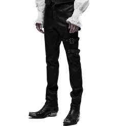 PUNK RAVE Pantalon 'Asmodeus' Noir -ALCHEMY GOTHIC shop pantalon asmodeus noir 28