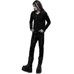 PUNK RAVE Pantalon 'Dark Devil' Noir 27 PUNK RAVE Pantalon 'Dark Devil' Noir -ALCHEMY GOTHIC shop pantalon asmodeus noir 6