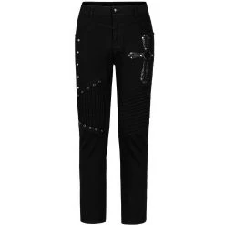PUNK RAVE Pantalon 'Astaroth' Noir -ALCHEMY GOTHIC shop pantalon astaroth noir 13