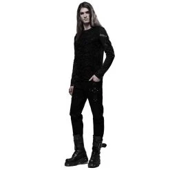 PUNK RAVE Pantalon 'Astaroth' Noir -ALCHEMY GOTHIC shop pantalon astaroth noir 3