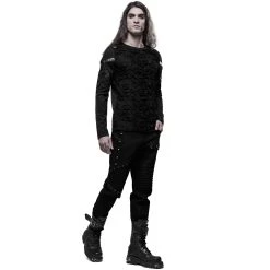 PUNK RAVE Pantalon 'Astaroth' Noir -ALCHEMY GOTHIC shop pantalon astaroth noir 4