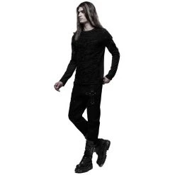 PUNK RAVE Pantalon 'Astaroth' Noir -ALCHEMY GOTHIC shop pantalon astaroth noir 5