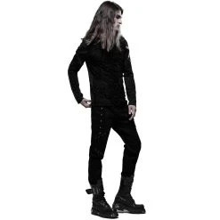 PUNK RAVE Pantalon 'Astaroth' Noir -ALCHEMY GOTHIC shop pantalon astaroth noir 6