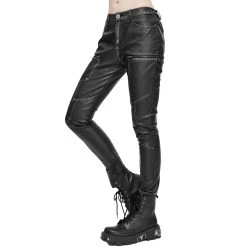 DEVIL FASHION Pantalon 'Badriyah' Noir Pour Femmes 32 DEVIL FASHION Pantalon 'Badriyah' Noir Pour Femmes -ALCHEMY GOTHIC shop pantalon badriyah noir pour femmes 10
