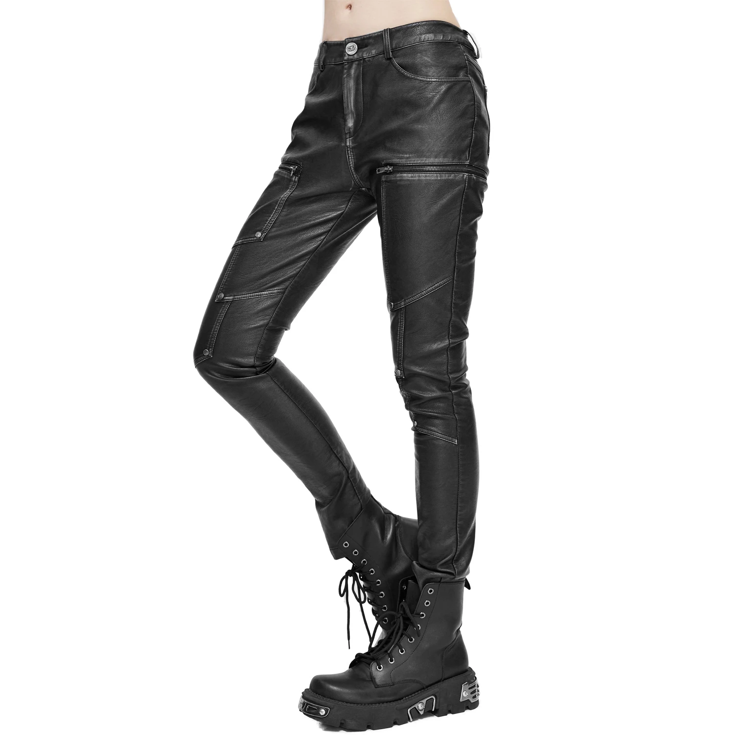 DEVIL FASHION Pantalon 'Badriyah' Noir Pour Femmes 13 DEVIL FASHION Pantalon 'Badriyah' Noir Pour Femmes – Image 11