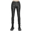 DEVIL FASHION Pantalon 'Badriyah' Noir Pour Femmes -ALCHEMY GOTHIC shop pantalon badriyah noir pour femmes