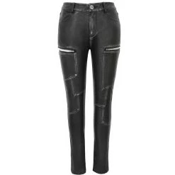 DEVIL FASHION Pantalon 'Badriyah' Noir Pour Femmes 33 DEVIL FASHION Pantalon 'Badriyah' Noir Pour Femmes -ALCHEMY GOTHIC shop pantalon badriyah noir pour femmes 11