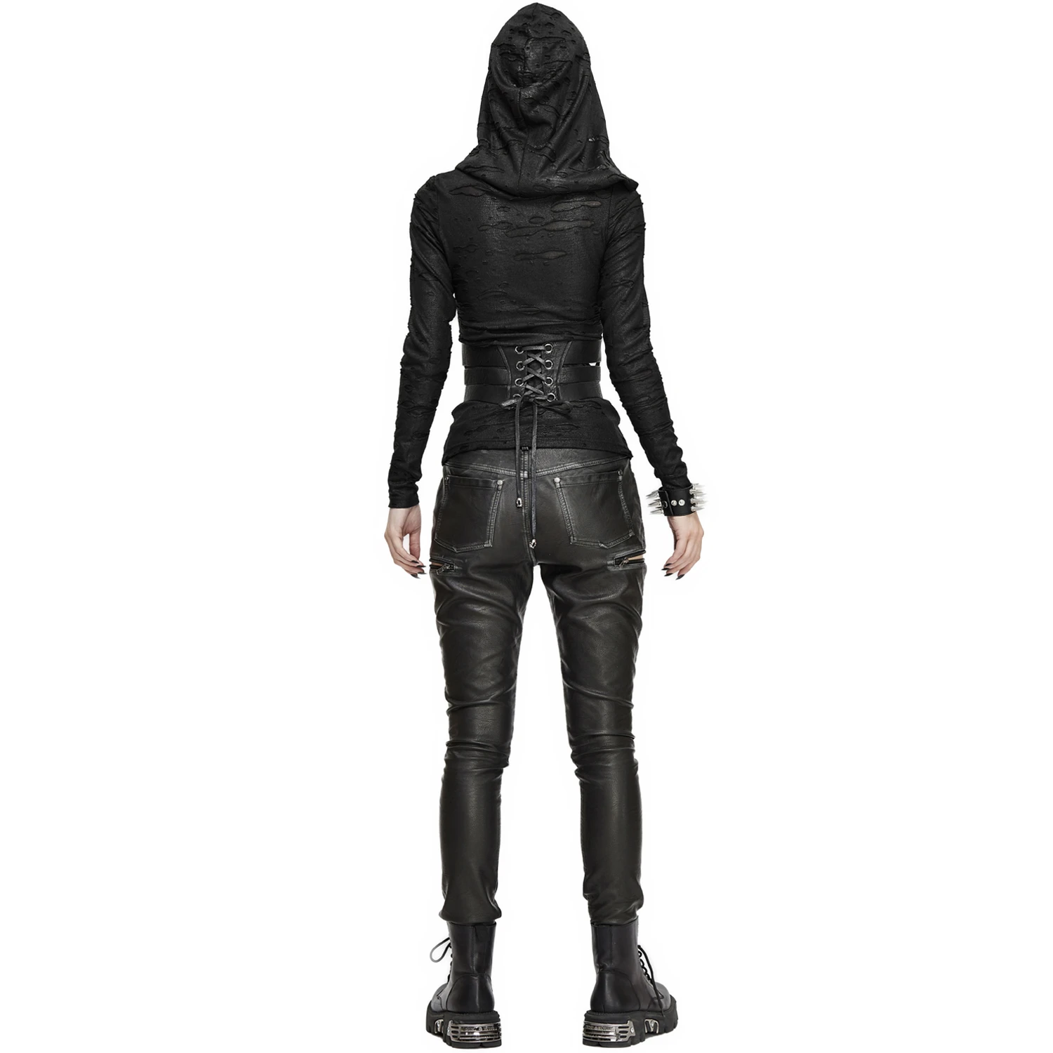 DEVIL FASHION Pantalon 'Badriyah' Noir Pour Femmes 5 DEVIL FASHION Pantalon 'Badriyah' Noir Pour Femmes – Image 3