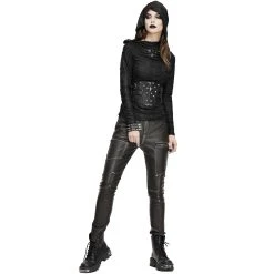 DEVIL FASHION Pantalon 'Badriyah' Noir Pour Femmes 26 DEVIL FASHION Pantalon 'Badriyah' Noir Pour Femmes -ALCHEMY GOTHIC shop pantalon badriyah noir pour femmes 4