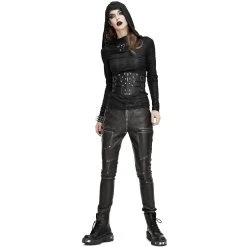 DEVIL FASHION Pantalon 'Badriyah' Noir Pour Femmes 27 DEVIL FASHION Pantalon 'Badriyah' Noir Pour Femmes -ALCHEMY GOTHIC shop pantalon badriyah noir pour femmes 5