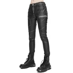 DEVIL FASHION Pantalon 'Badriyah' Noir Pour Femmes 30 DEVIL FASHION Pantalon 'Badriyah' Noir Pour Femmes -ALCHEMY GOTHIC shop pantalon badriyah noir pour femmes 8