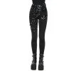 DEVIL FASHION Pantalon 'Black Star' Noir