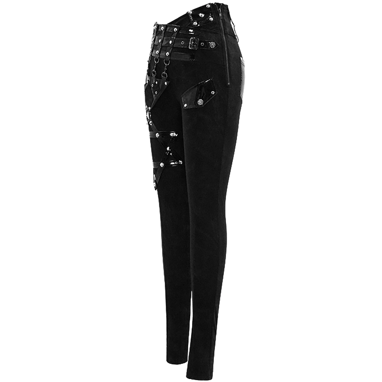 DEVIL FASHION Pantalon 'Black Star' Noir 14 DEVIL FASHION Pantalon 'Black Star' Noir – Image 12