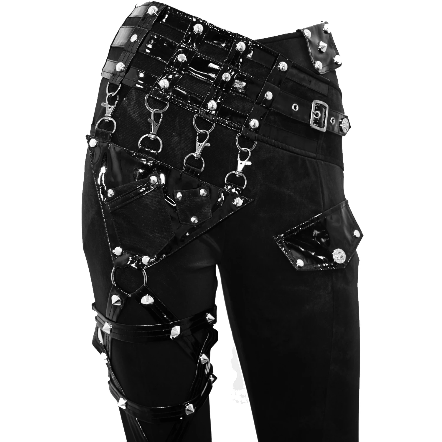 DEVIL FASHION Pantalon 'Black Star' Noir 16 DEVIL FASHION Pantalon 'Black Star' Noir – Image 14