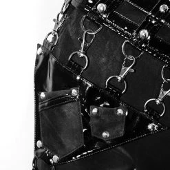 DEVIL FASHION Pantalon 'Black Star' Noir 35 DEVIL FASHION Pantalon 'Black Star' Noir -ALCHEMY GOTHIC shop pantalon black star noir 14