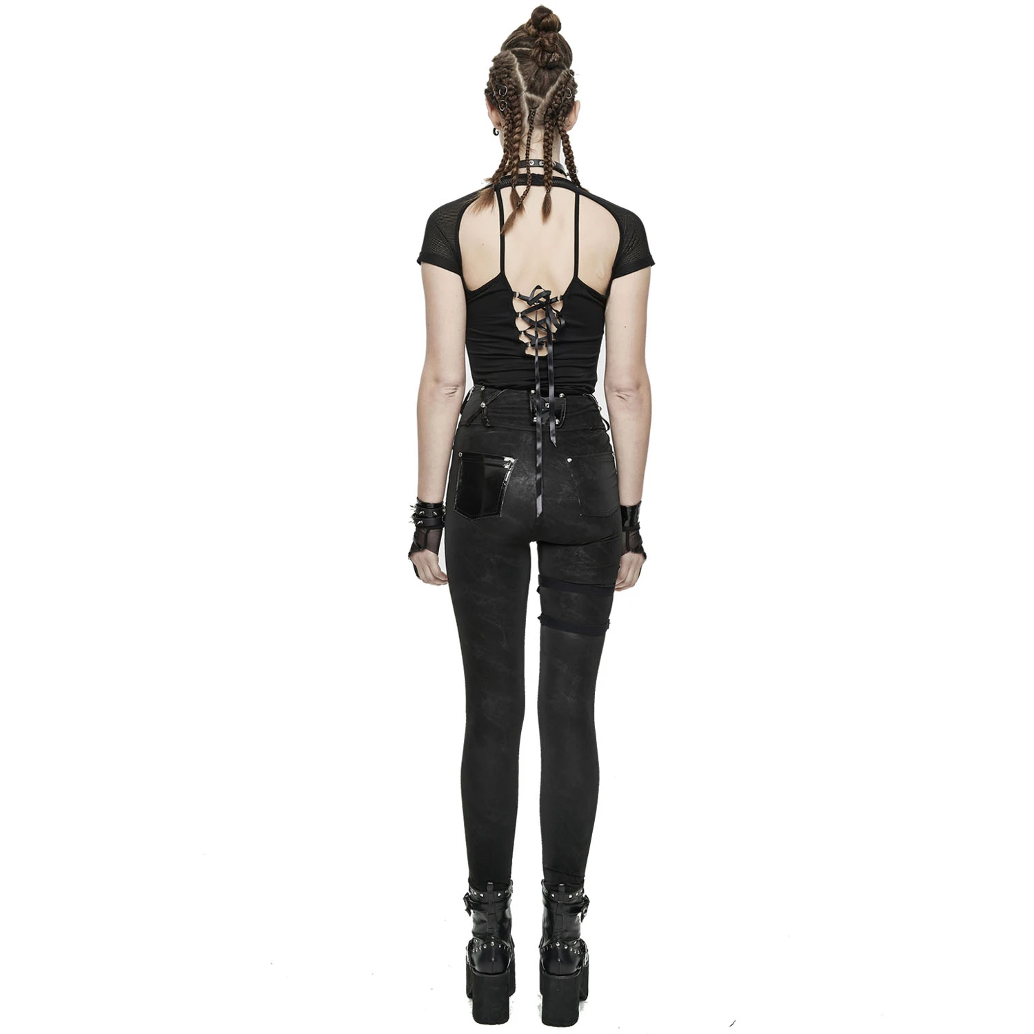 DEVIL FASHION Pantalon 'Black Star' Noir 5 DEVIL FASHION Pantalon 'Black Star' Noir – Image 3