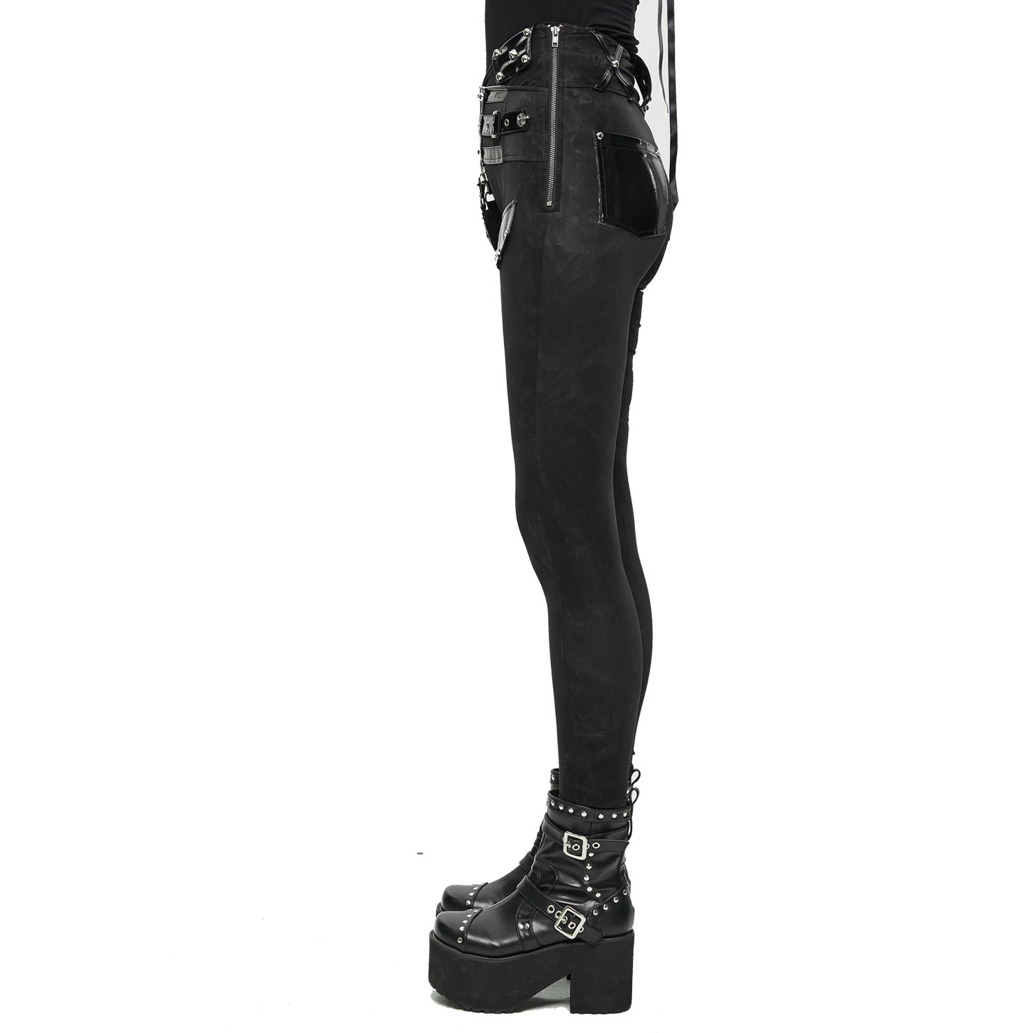 DEVIL FASHION Pantalon 'Black Star' Noir 8 DEVIL FASHION Pantalon 'Black Star' Noir – Image 6