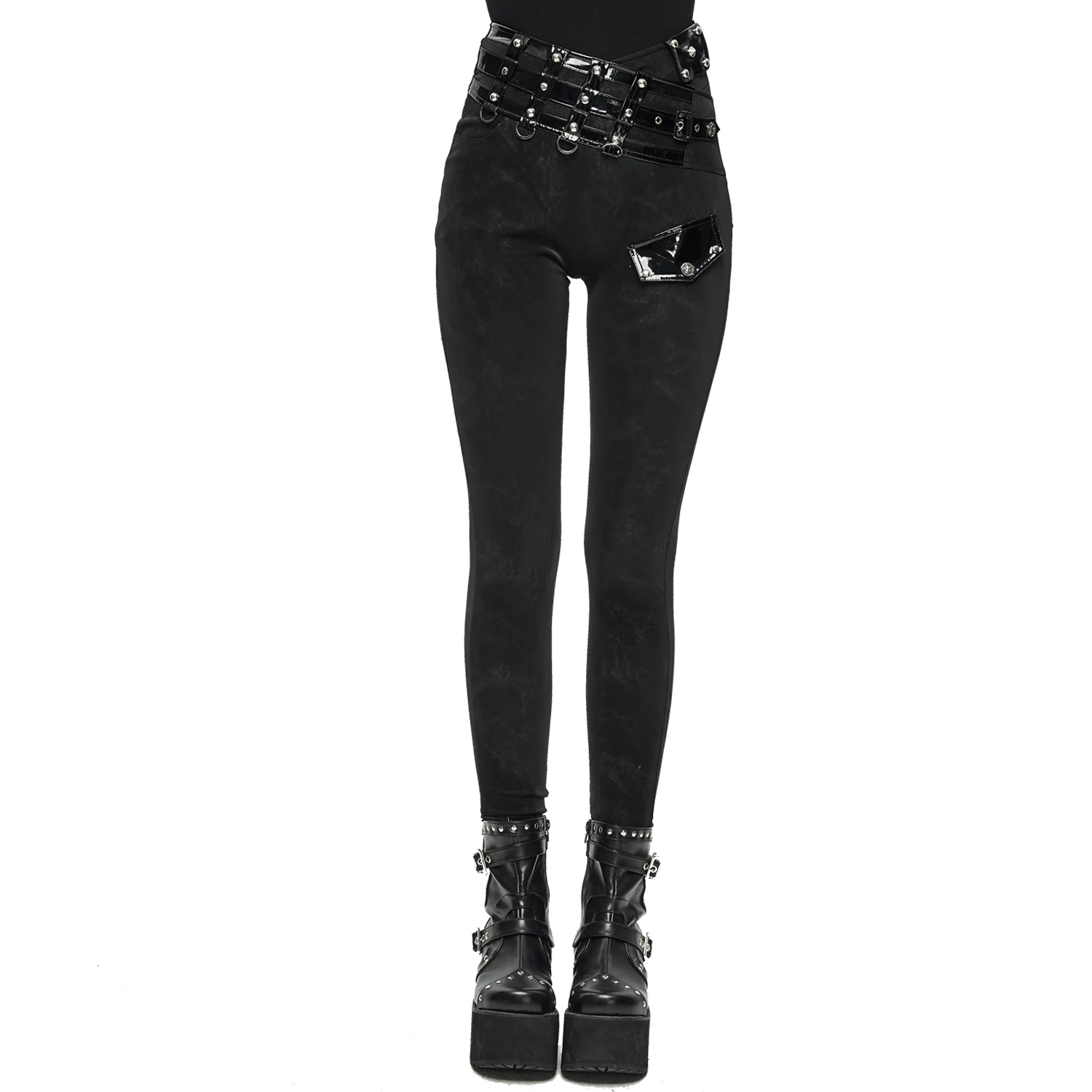 DEVIL FASHION Pantalon 'Black Star' Noir 9 DEVIL FASHION Pantalon 'Black Star' Noir – Image 7