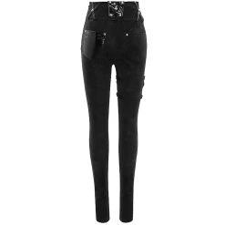 DEVIL FASHION Pantalon 'Black Star' Noir 30 DEVIL FASHION Pantalon 'Black Star' Noir -ALCHEMY GOTHIC shop pantalon black star noir 9