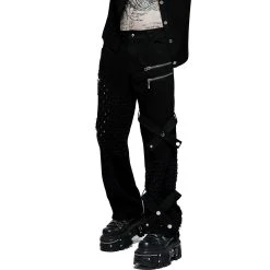 PUNK RAVE Pantalon 'Calargaff' Noir -ALCHEMY GOTHIC shop pantalon calargaff noir 6